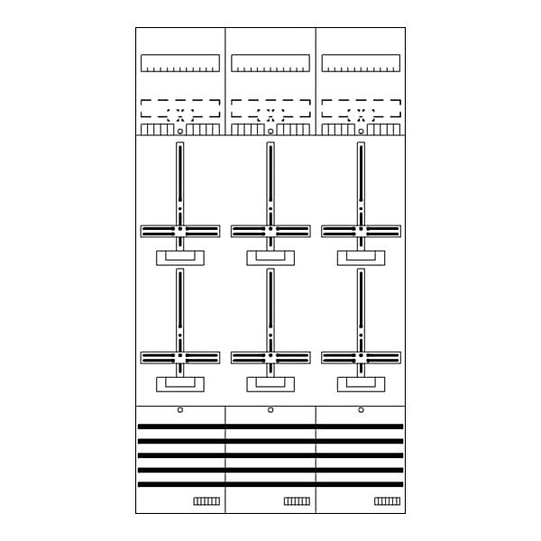 STRIEBEL & JOHN Zählerfeld 9RE 6Z vorverdrahtet DF39G6
